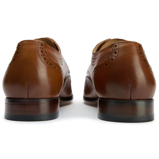Simon Carter SIMON CARTER Men's Arne Brogue Shoes in Tan - 3
