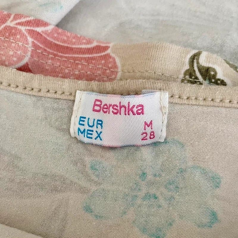 Bershka Vintage Y2K tropical halter top by Bershka