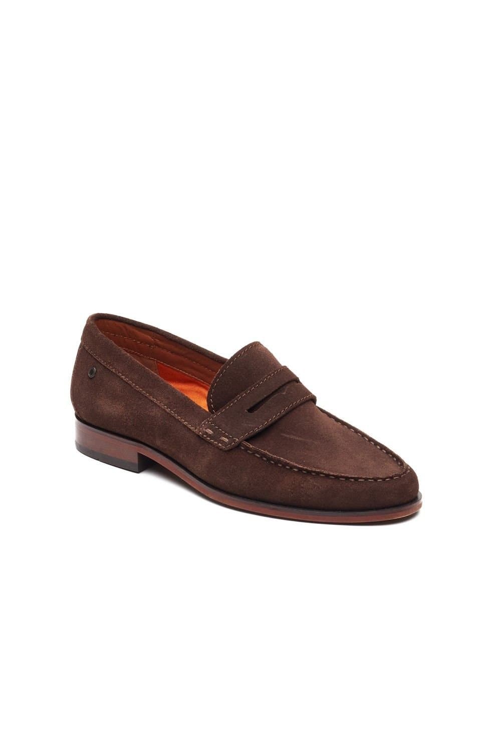 Base London Base London Men's Slate Penny Loafer in Brown