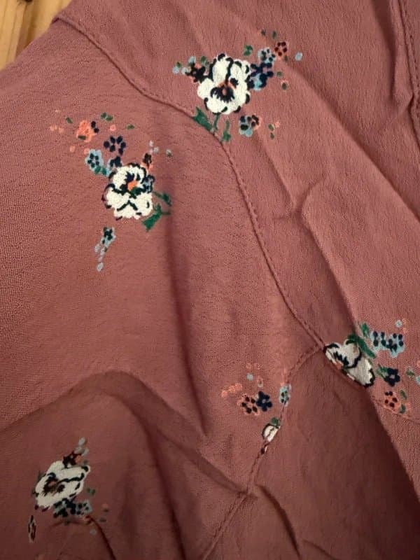 New Look Floral Pink Long Top