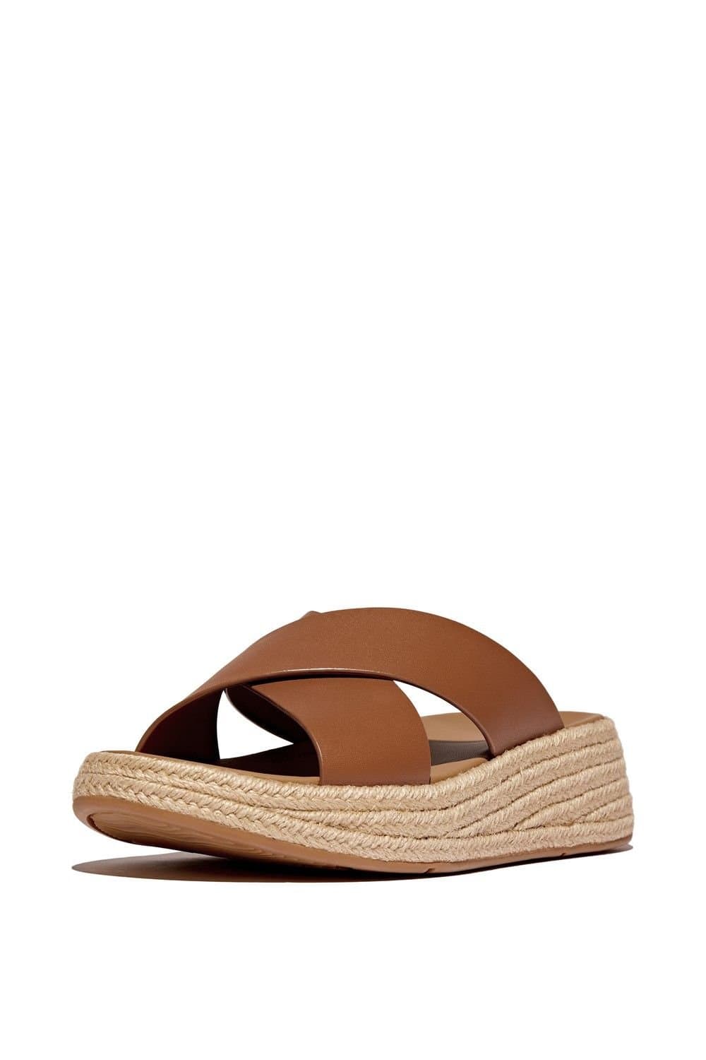 FitFlop FitFlop Women's F-Mode Cross Slide in Tan