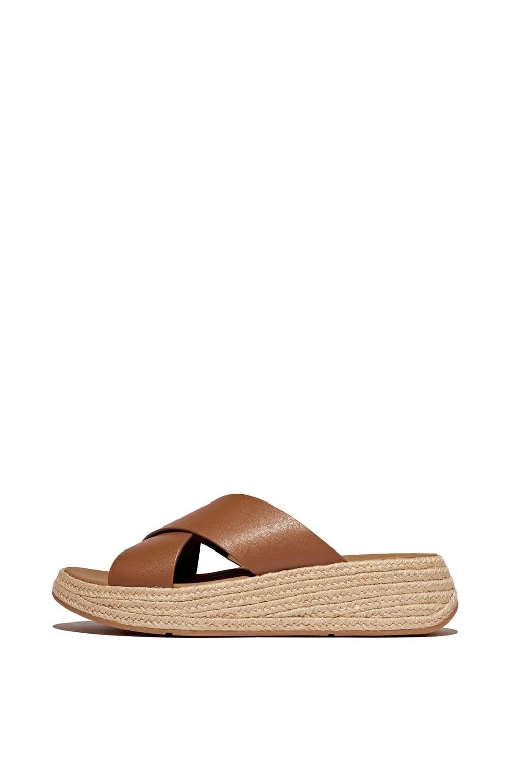 FitFlop FitFlop Women's F-Mode Cross Slide in Tan - 4
