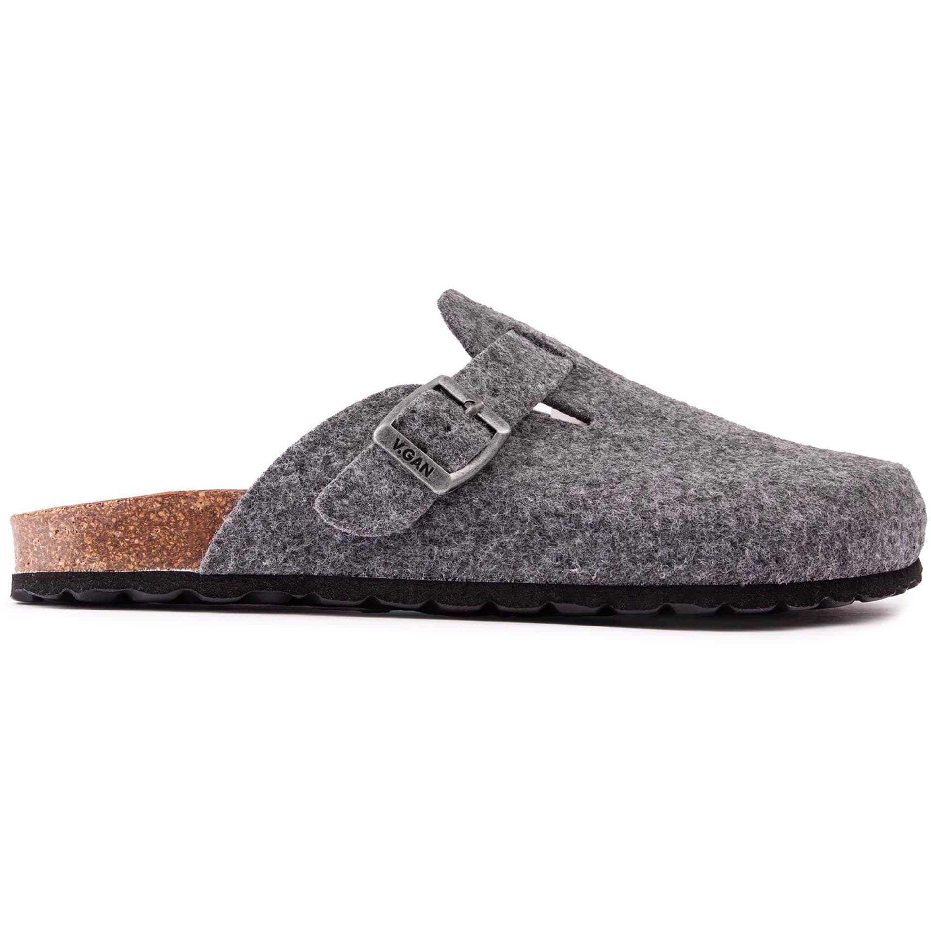 V.GAN V.GAN Men's Vegan Taro Felt Footbed Shoes in Grey