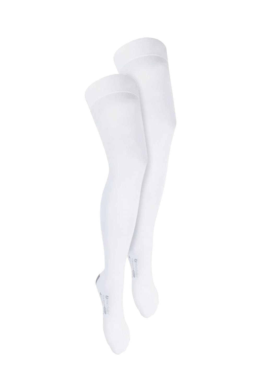 Medalin Medalin Men's 2 Pairs Compression Stockings in White