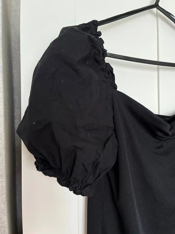 New Look Black soft suit size 16