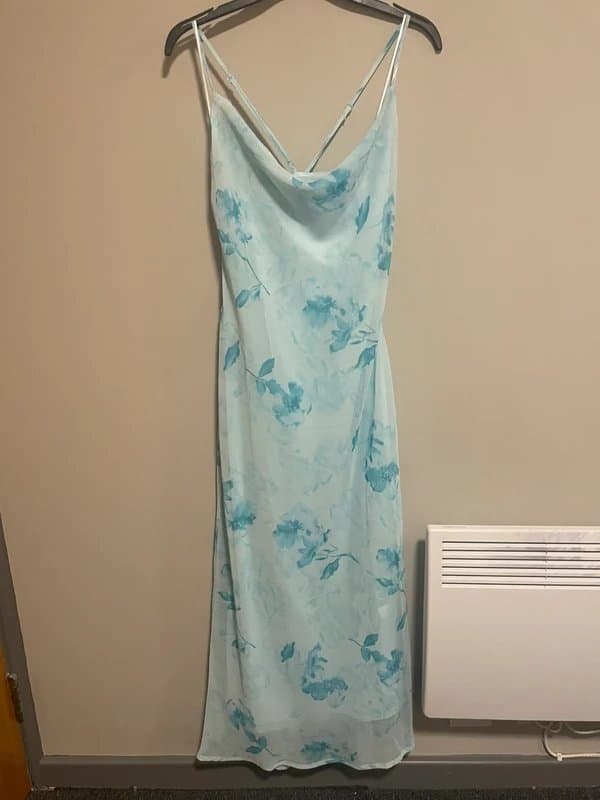 New Look New Look Blue Floral Dress