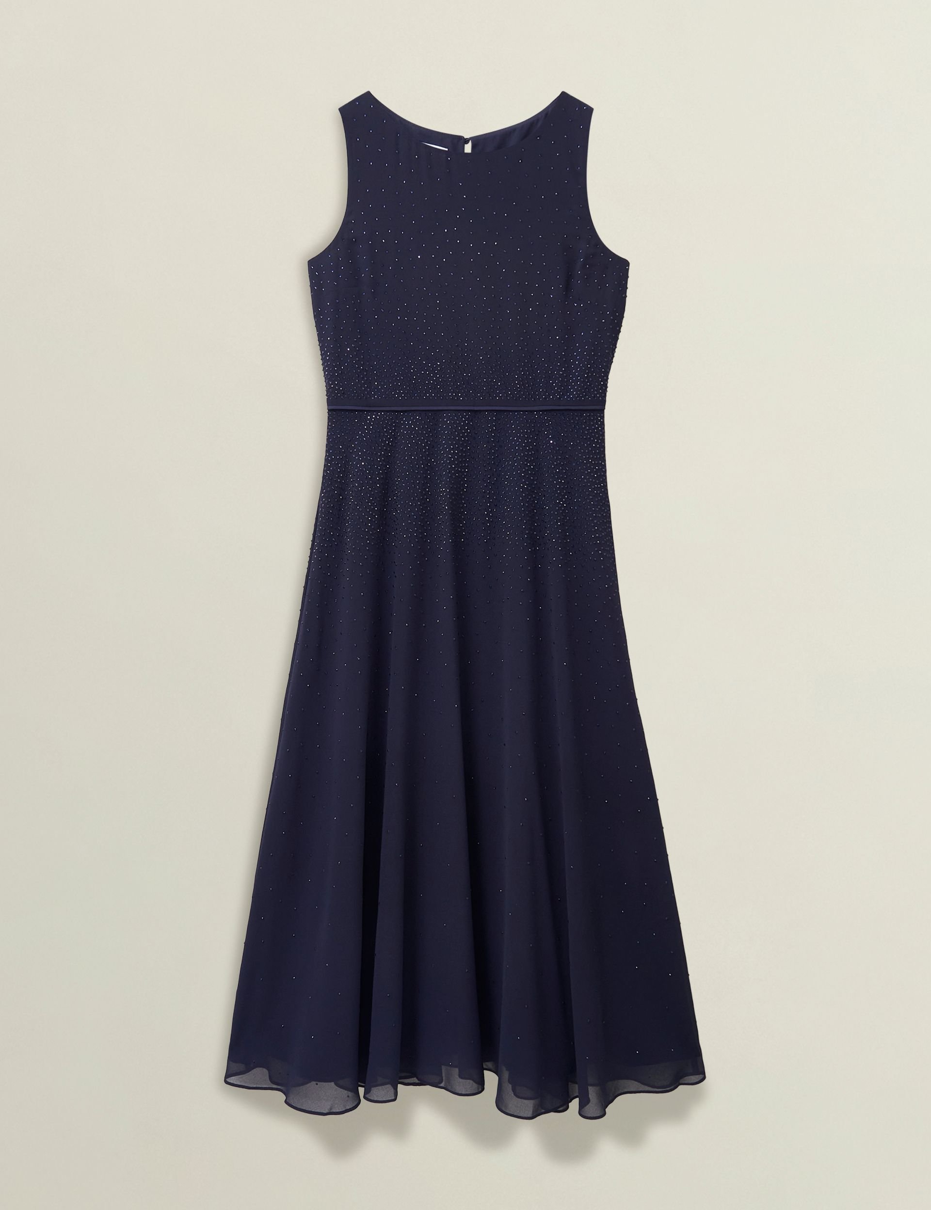 Hobbs London Hobbs London Women's Kiki Midi Dress in Dark Navy - 2