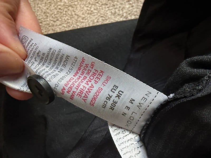 New Look Black Slim Fit Smart Trousers