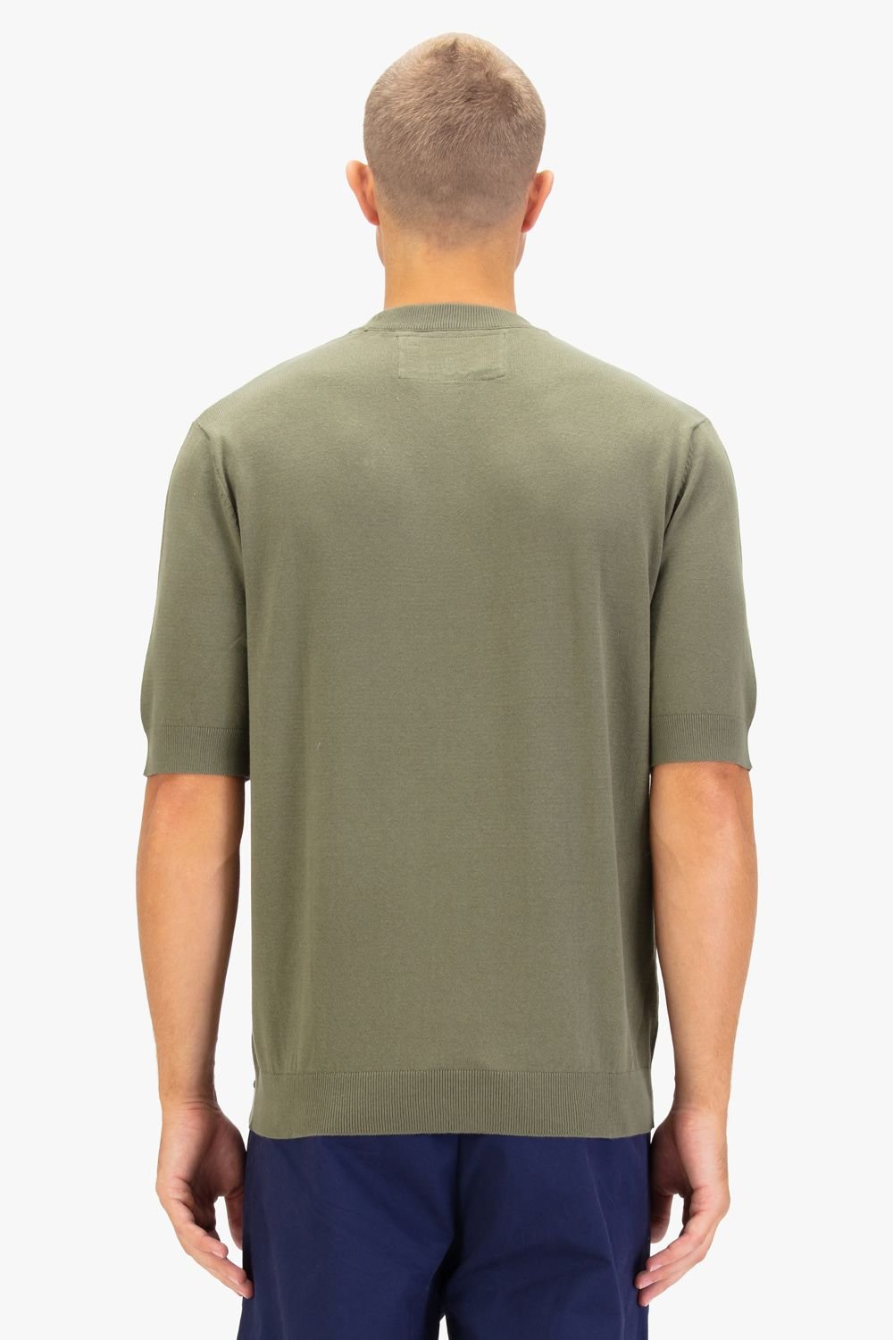 Luke 1977 Luke 1977 Men's Farrington Knitted T-shirt in Green - 2