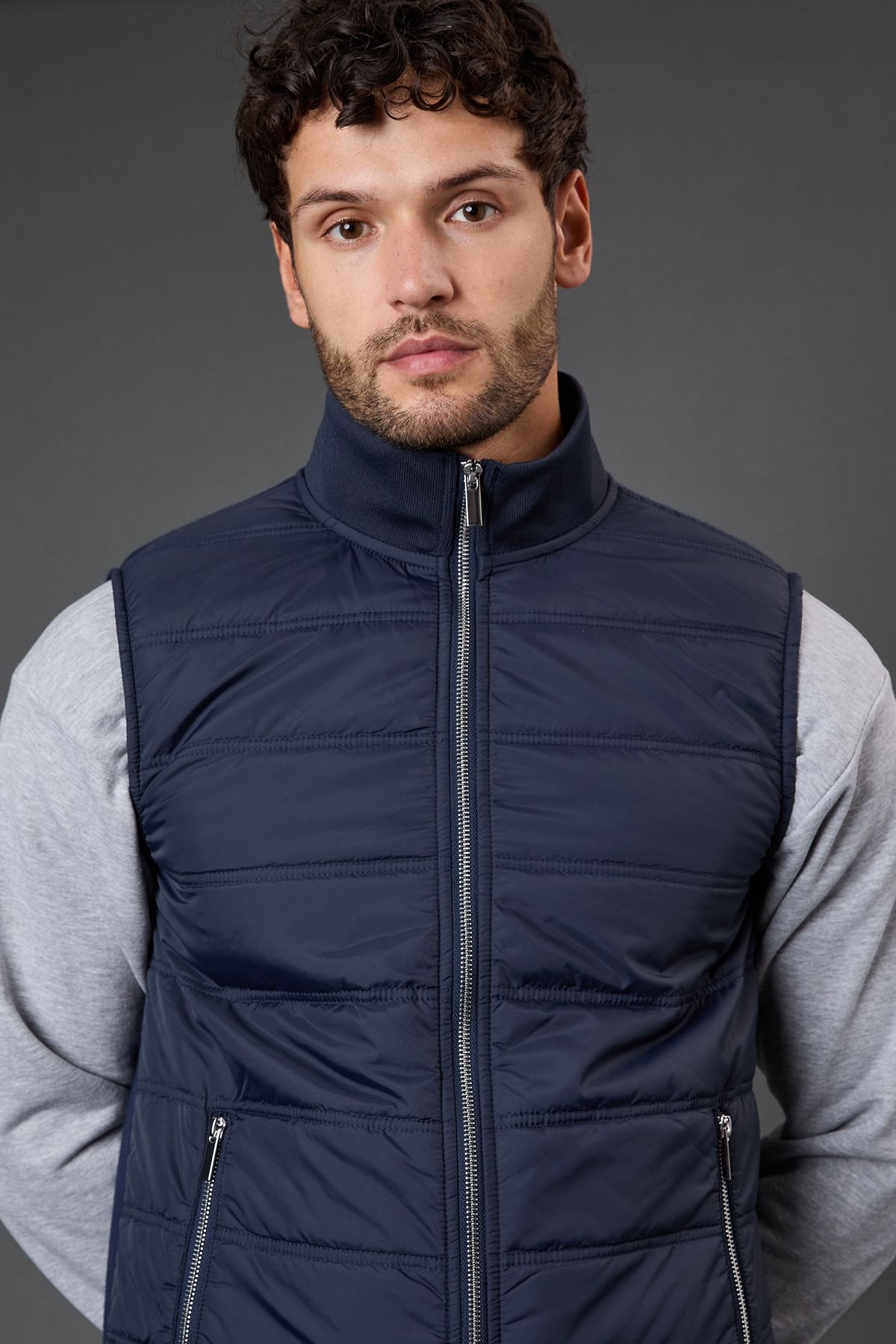 Burton Burton Men's Hybrid Quilted Gilet in Navy - 4