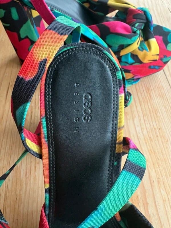 ASOS ASOS Floral Platform Heels
