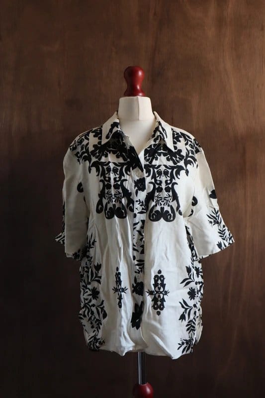 Zara Sold Out Zara Linen Short Sleeved Shirt Asceno Size M Summer Holiday - 1