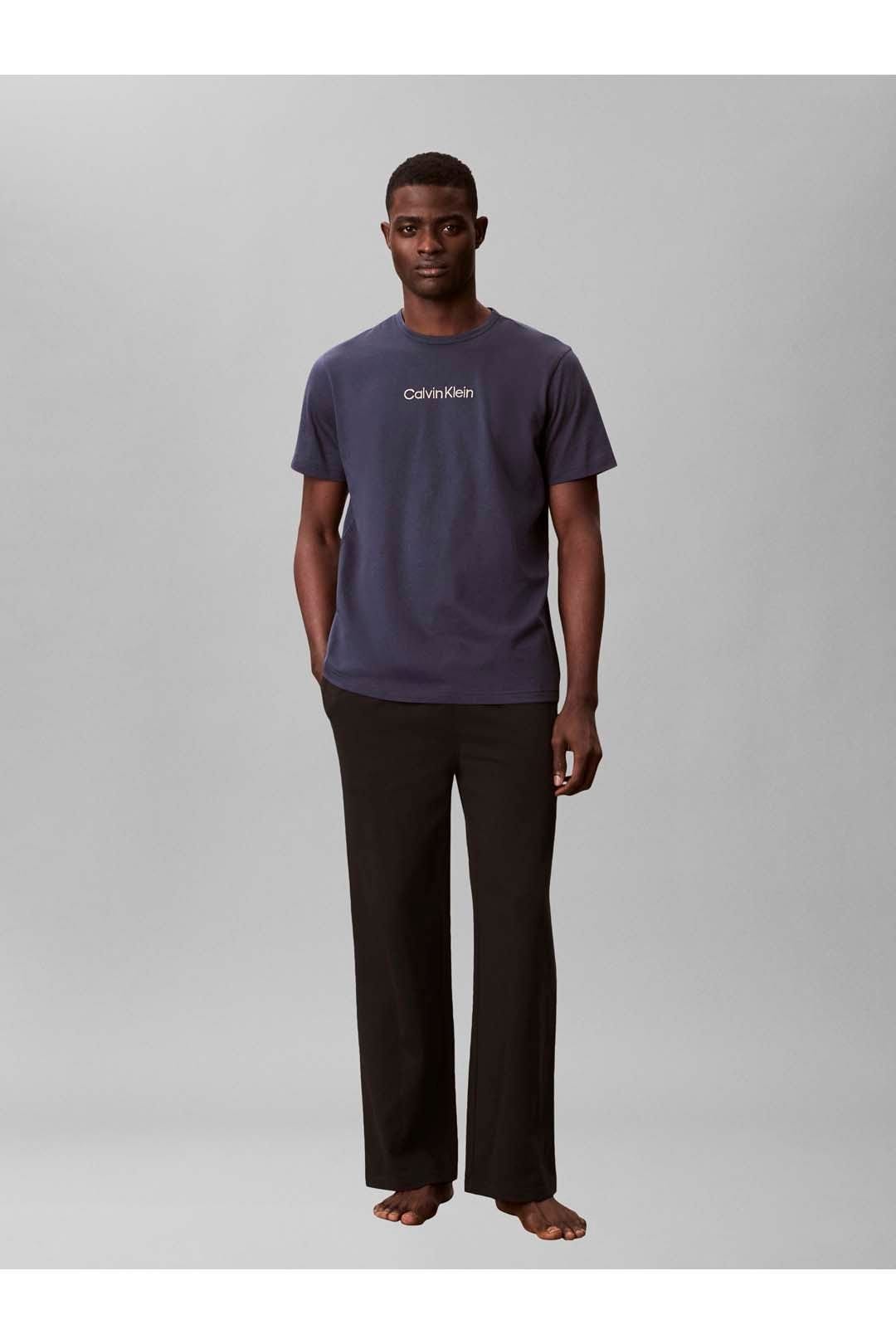 Calvin Klein Calvin Klein Men's S/S Crew Neck Blue Nights - 4