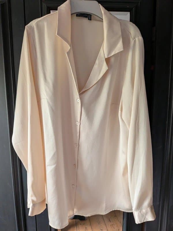 ASOS Cream silk blouse