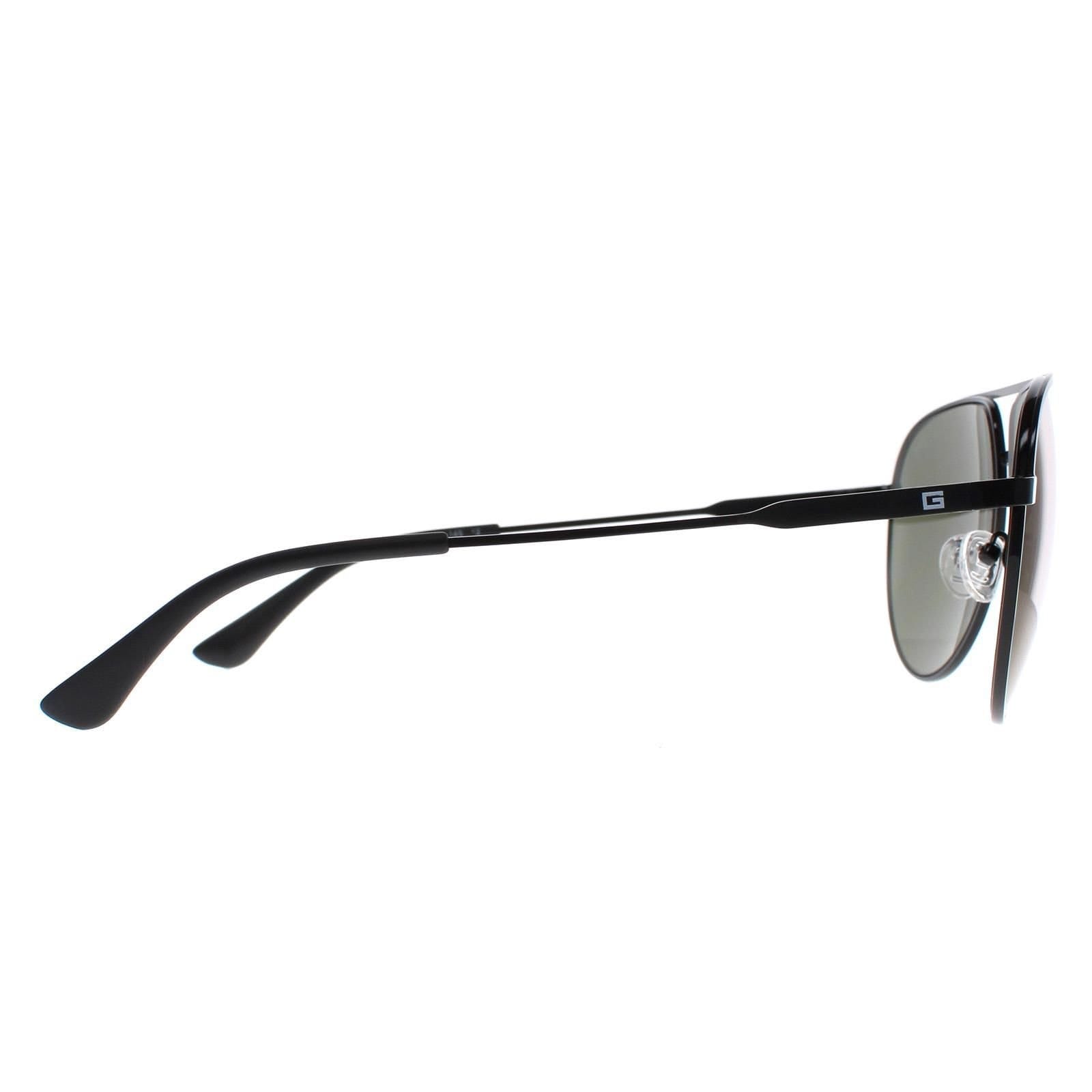 Guess Guess Men's Aviator Black Blue Mirrored GF5083 - 4