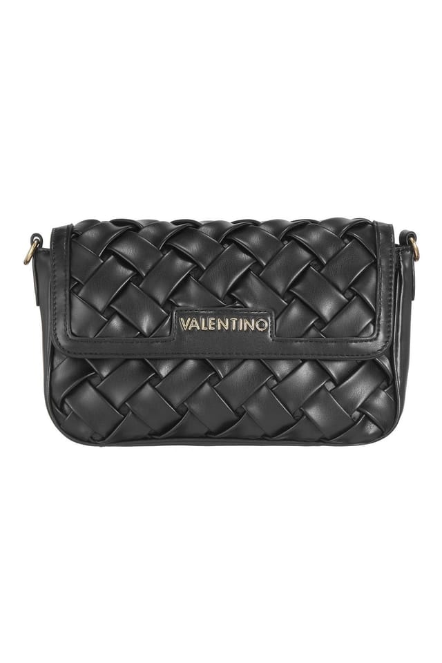 Valentino Bags Valentino Bags Women's Ennis Weave Shoulder Bag Black - 3