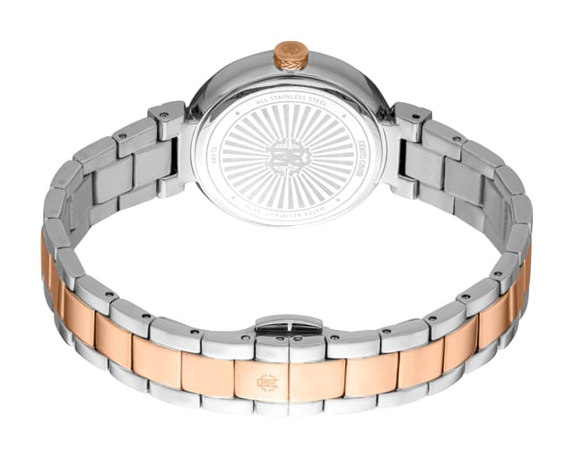Roberto Cavalli Roberto Cavalli Women's Women Stainless Steel Two Tone Silver & Rose Gold Color Watch - 2