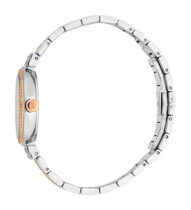 Roberto Cavalli Roberto Cavalli Women's Women Stainless Steel Two Tone Silver & Rose Gold Color Watch - 3