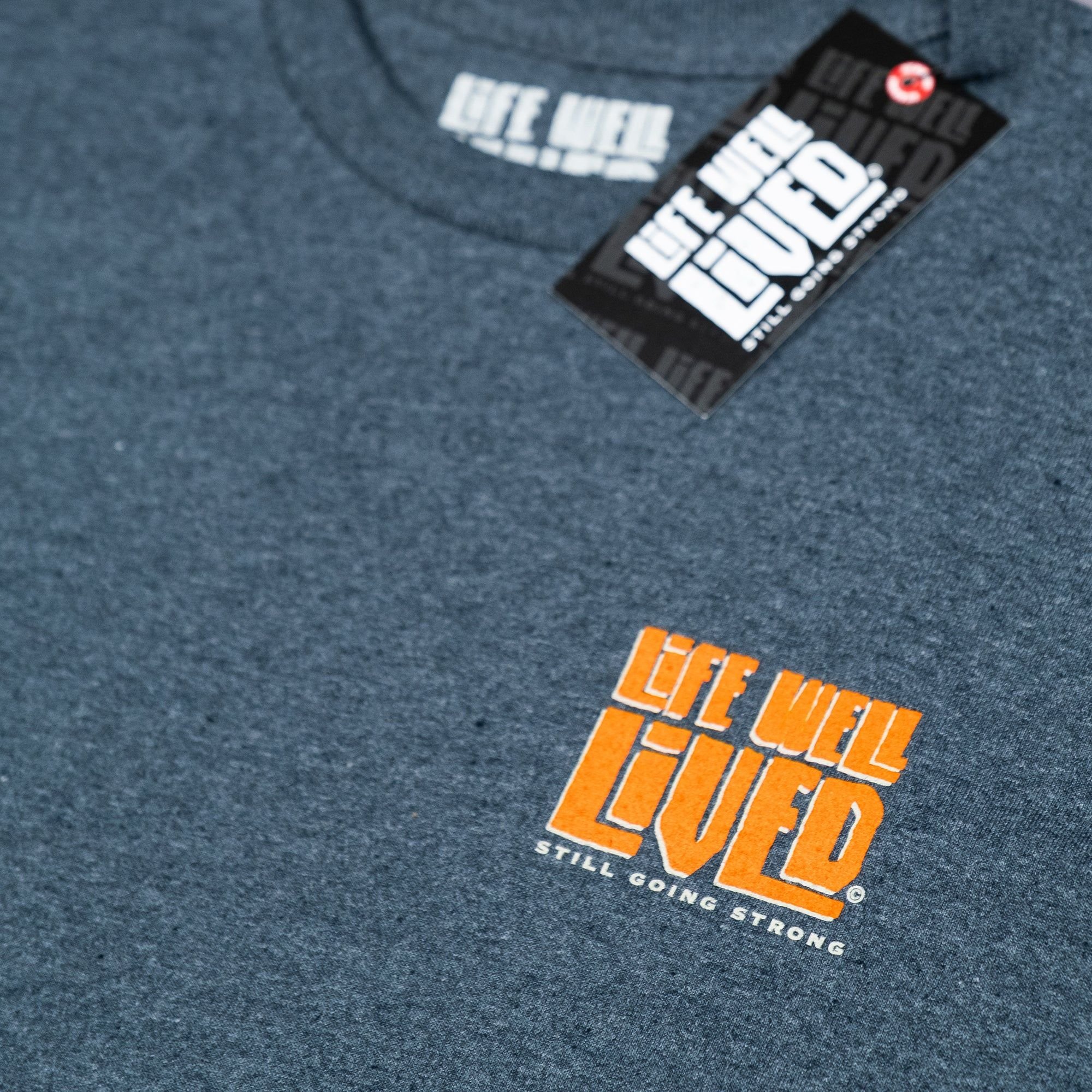 Life Well Lived Life Well Lived Men's Meat Fire Glory T-Shirt in Dark Grey - 4