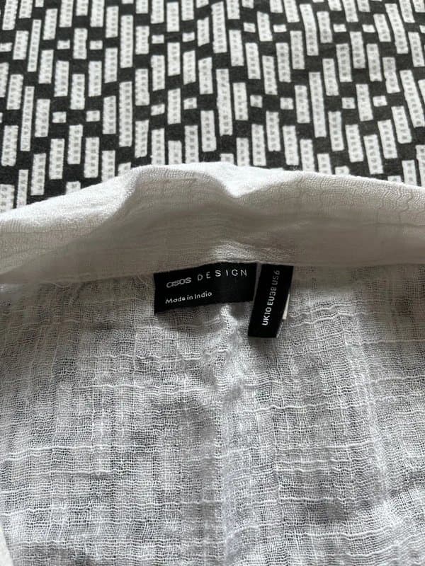 ASOS Design ASOS tie front shirt