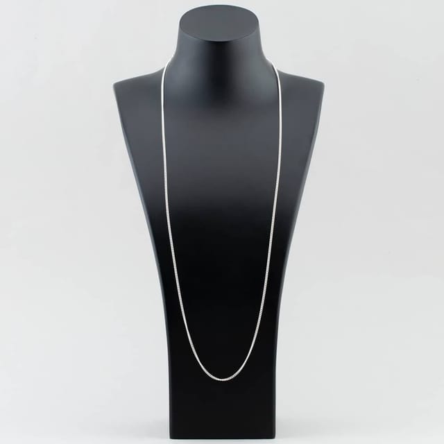 T.H.Baker T.H.Baker Women's Silver 32 Inch Fine Curb Chain GK-N2517 - 2