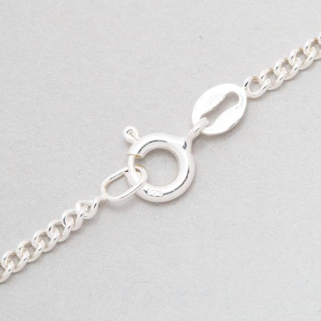 T.H.Baker T.H.Baker Women's Silver 32 Inch Fine Curb Chain GK-N2517 - 3