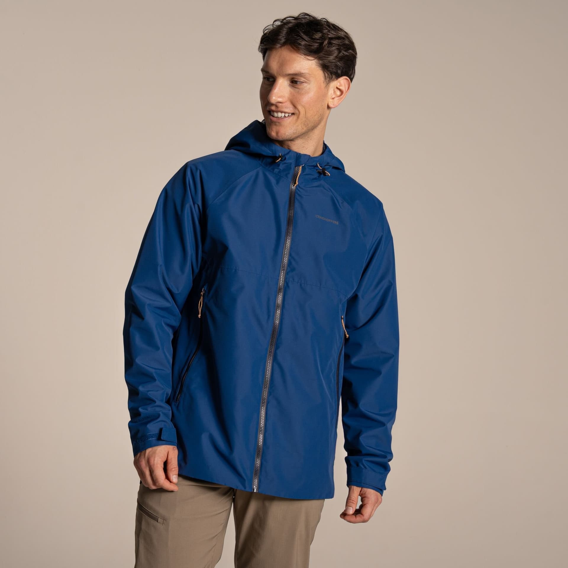 Craghoppers Craghoppers Men's Osuna Waterproof Jacket in Mid Blue