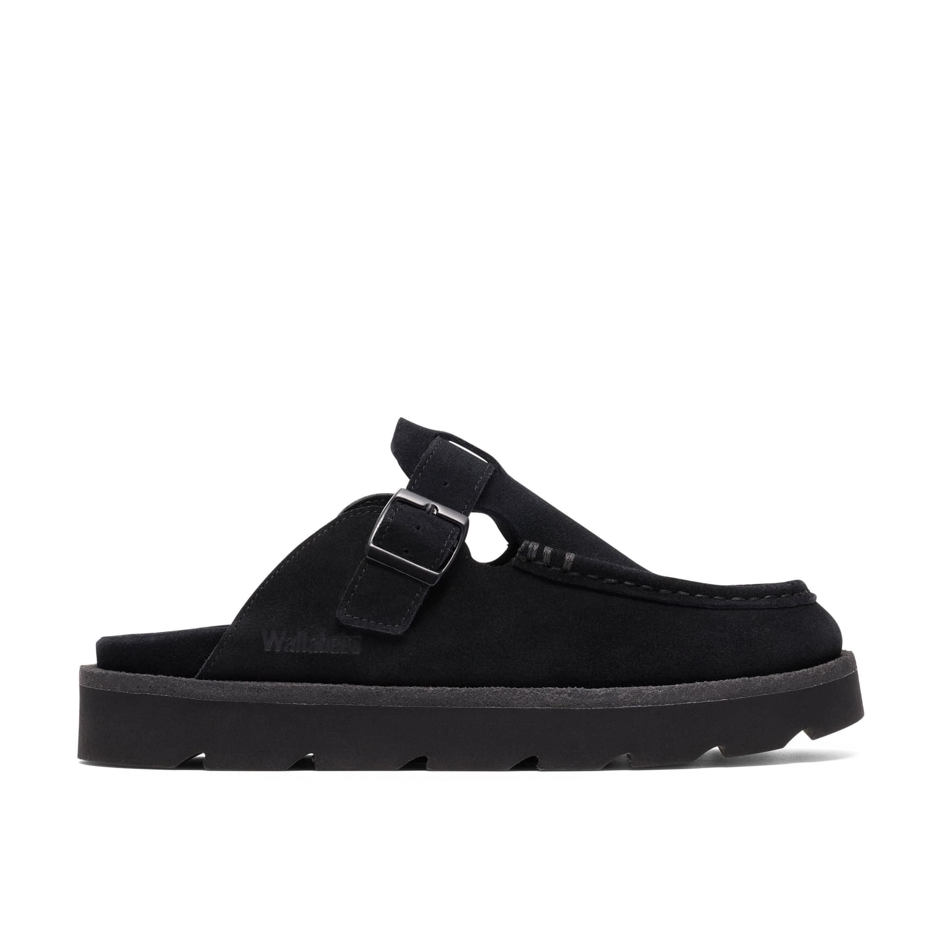 Clarks Clarks Men's Meare Mocc Black Suede Mules, Slip Ons