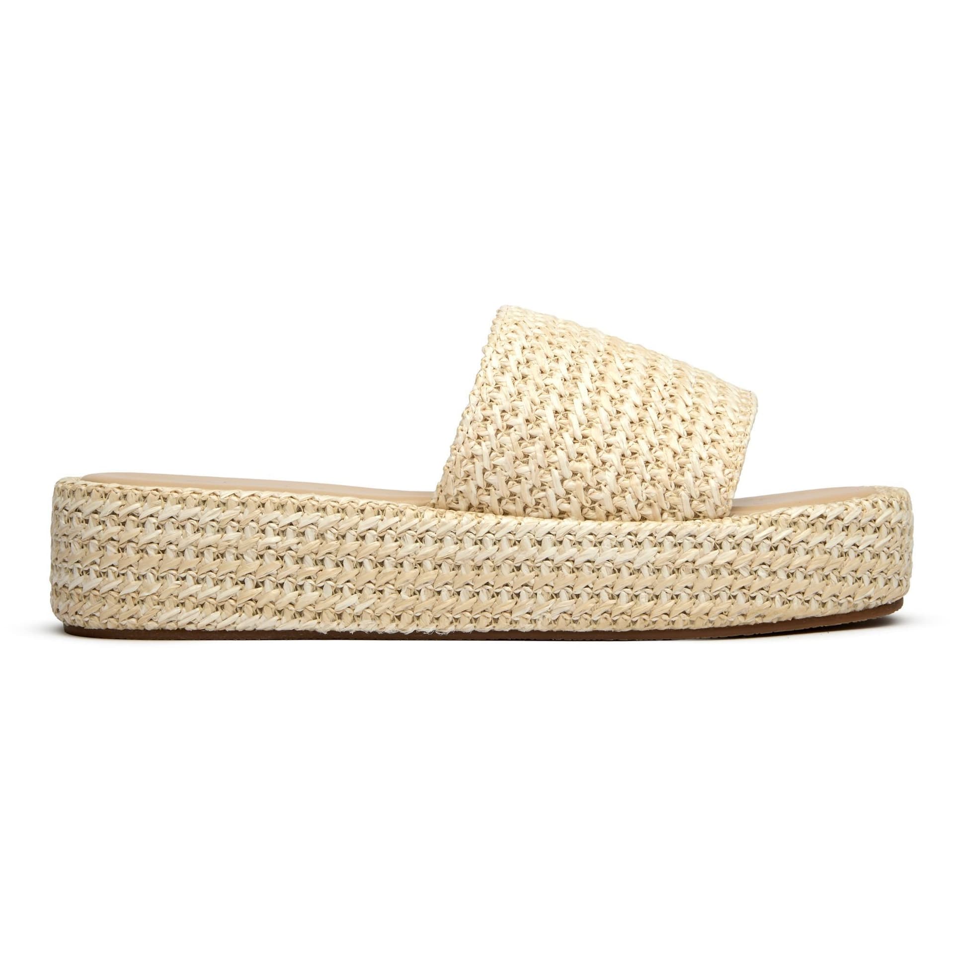 SOLESISTER SOLESISTER Women's Seren Weave Flatform Sandals in Natural