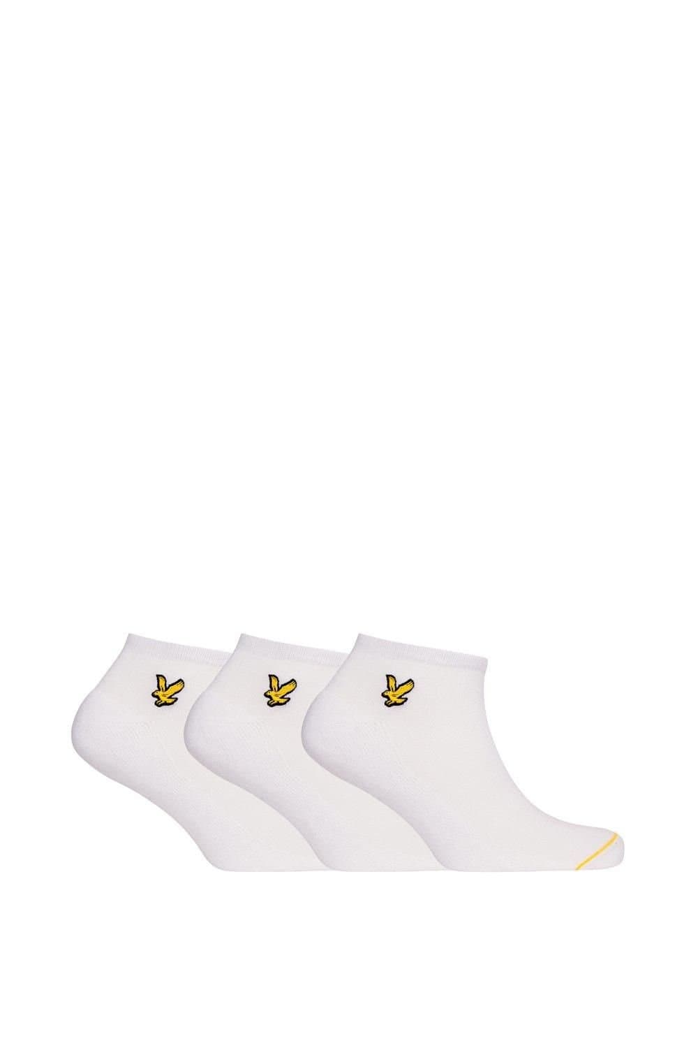 Lyle & Scott Lyle & Scott Men's Ross 3 Pack Ankle Socks Bright White