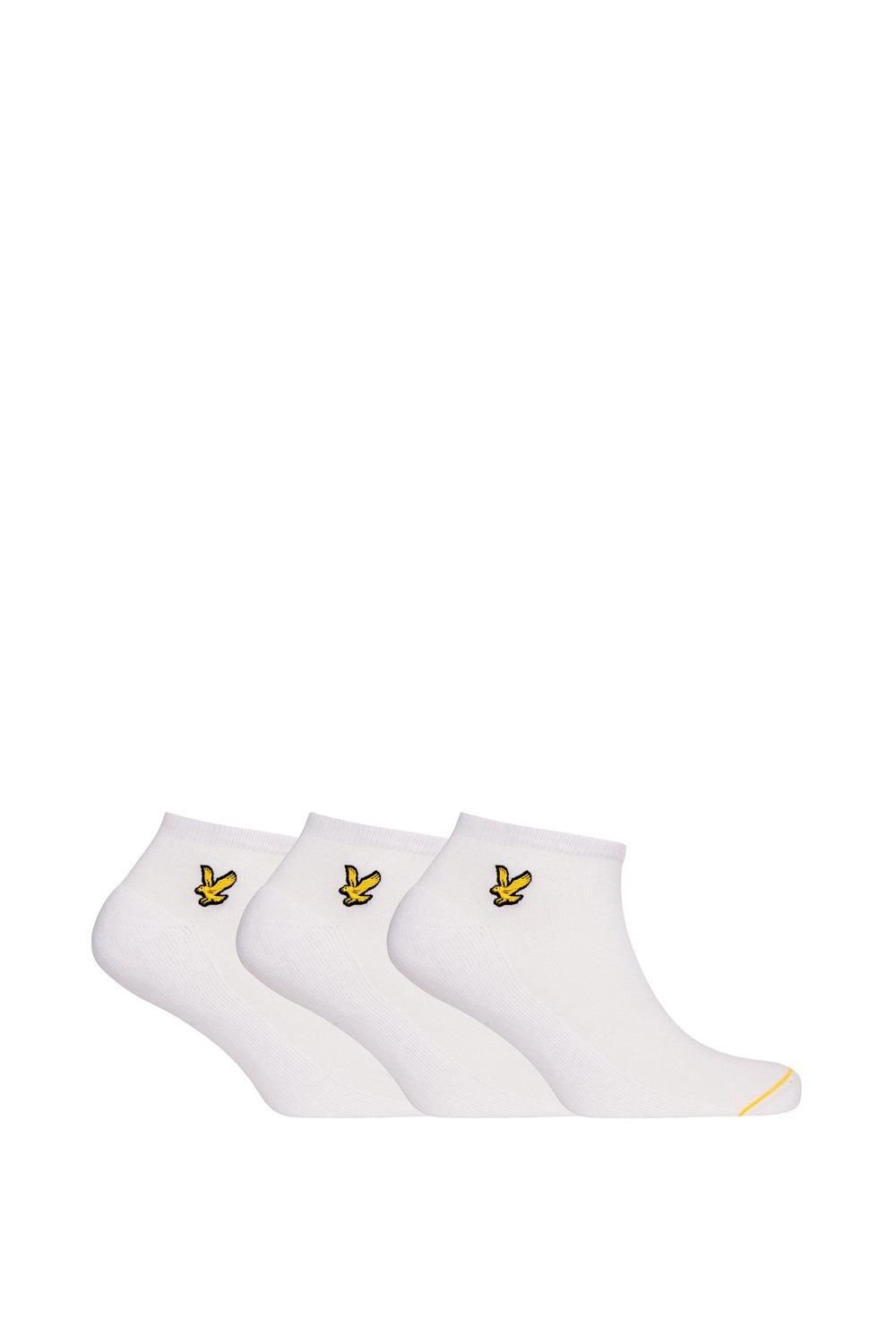 Lyle & Scott Lyle & Scott Men's Ross 3 Pack Ankle Socks Bright White - 2