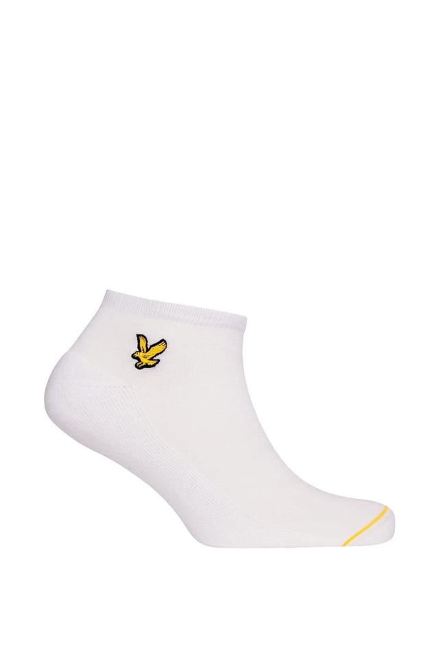 Lyle & Scott Lyle & Scott Men's Ross 3 Pack Ankle Socks Bright White - 2