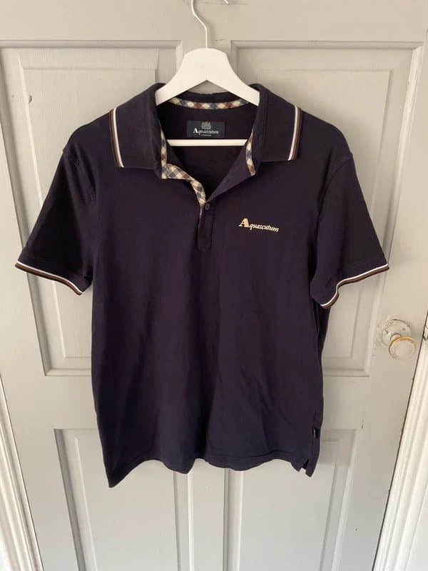 Aquascutum Aquascutum Navy Polo