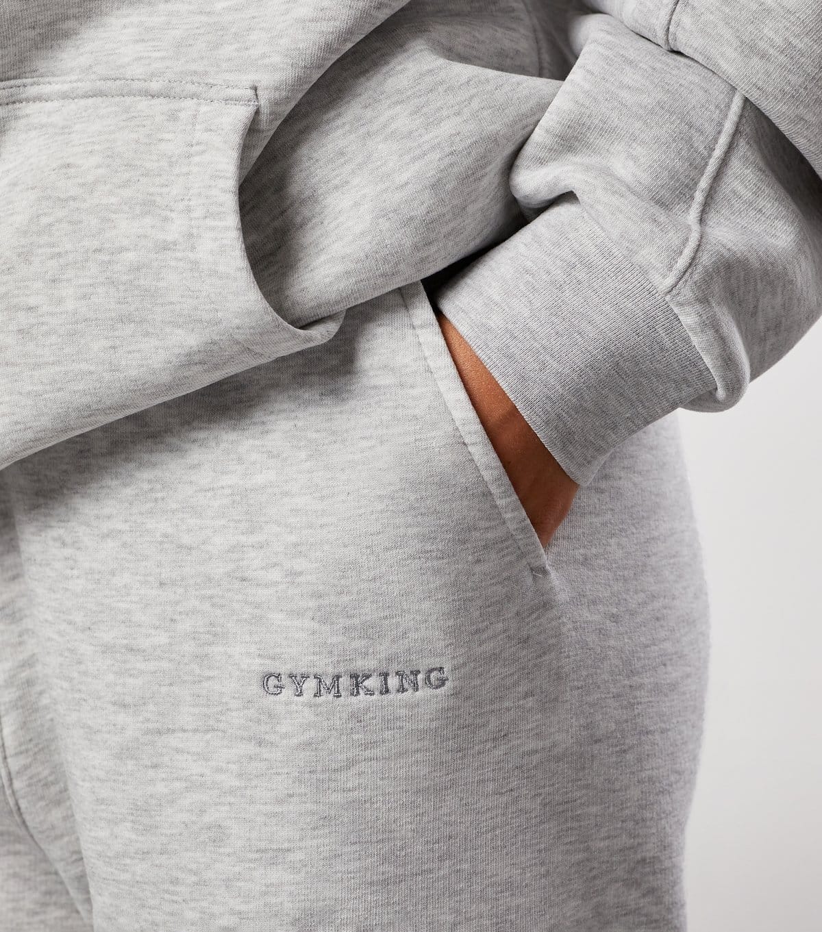 Gym King Women's Pale Grey Relaxed Fit Joggers Gym King New Look - 4