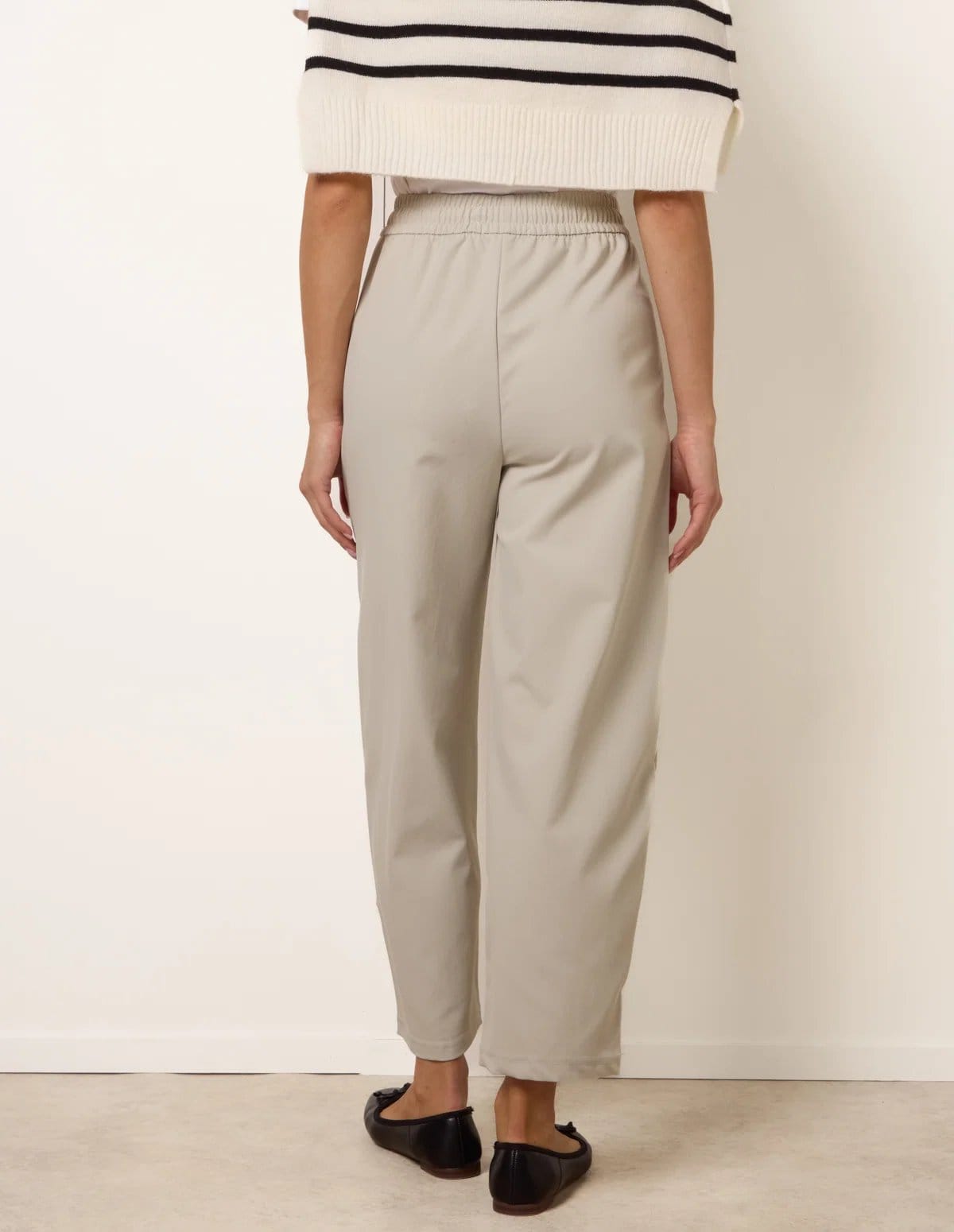 Blue Vanilla Elastic Waist Drawstring Trousers - 4