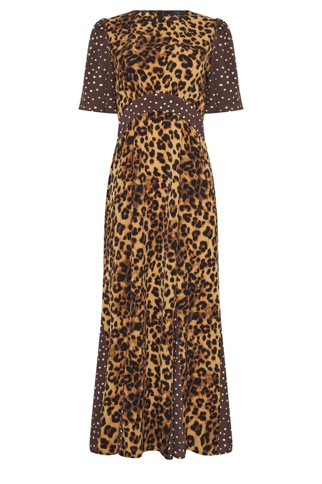 Star by Julien Macdonald Star by Julien Macdonald Women's Leopard Print Maxi Dress in Brown - 2
