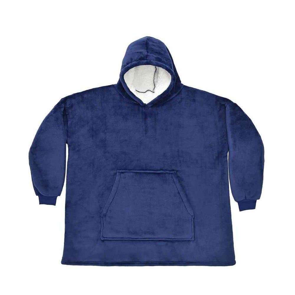 Brand Lab Brand Lab Men's Sherpa Fleece Hoodie in Navy
