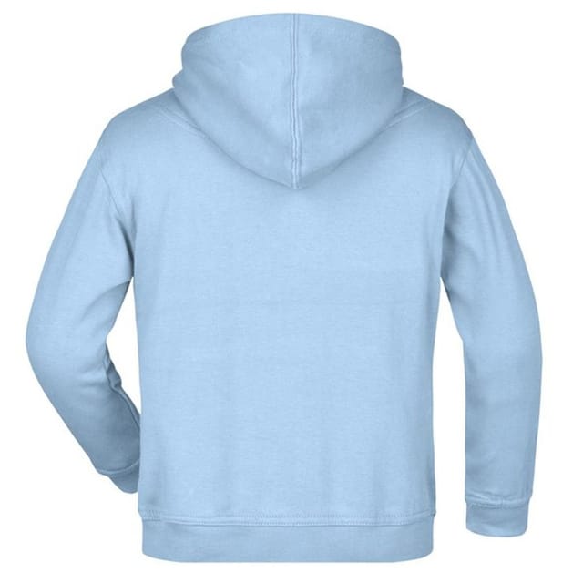 James and Nicholson James and Nicholson Men's Moisture Wicking Hoodie in Light Blue - 2