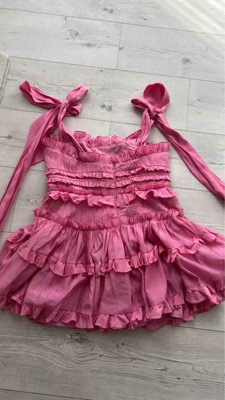 ASOS Asos Luxe pink mini dress