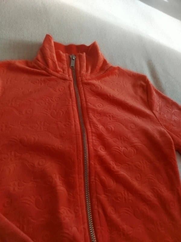 Bershka Velvet zip-up