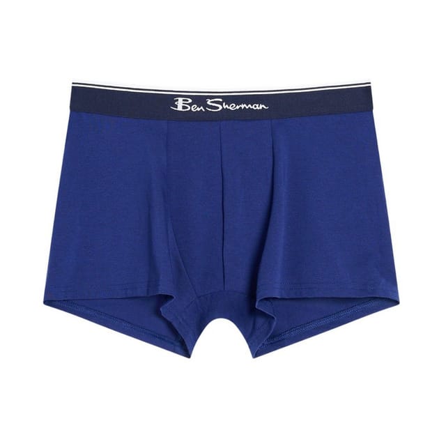 Ben Sherman Ben Sherman Men's Mod Signature Stripes Boxer Shorts (Pack of 3) in Blue - 3
