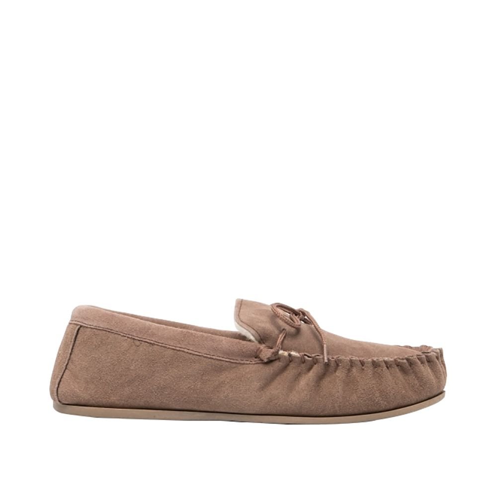 Mokkers Mokkers Men's Oliver Moccasin Wool Lined Slippers in Camel - 2