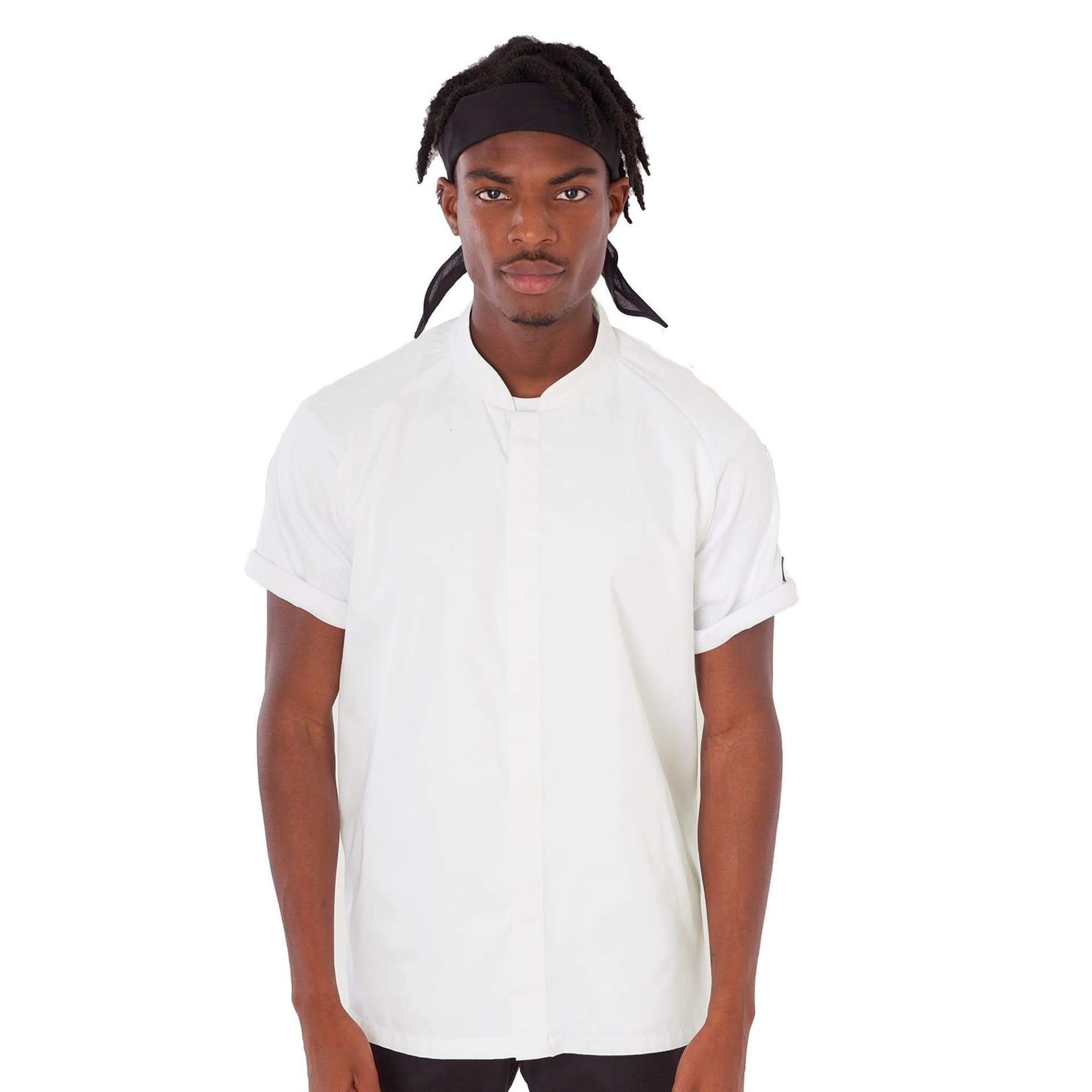 Le Chef Le Chef Men's Air Chef Jacket in White