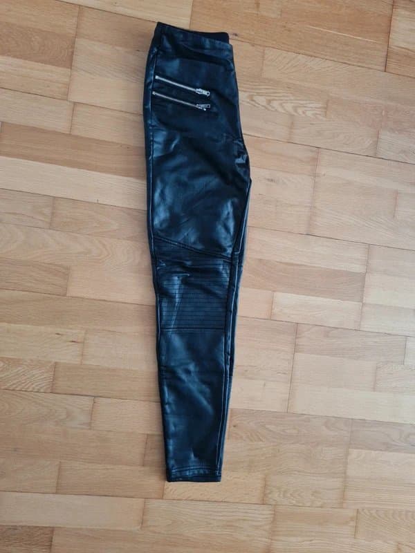 New Look Leather leggings