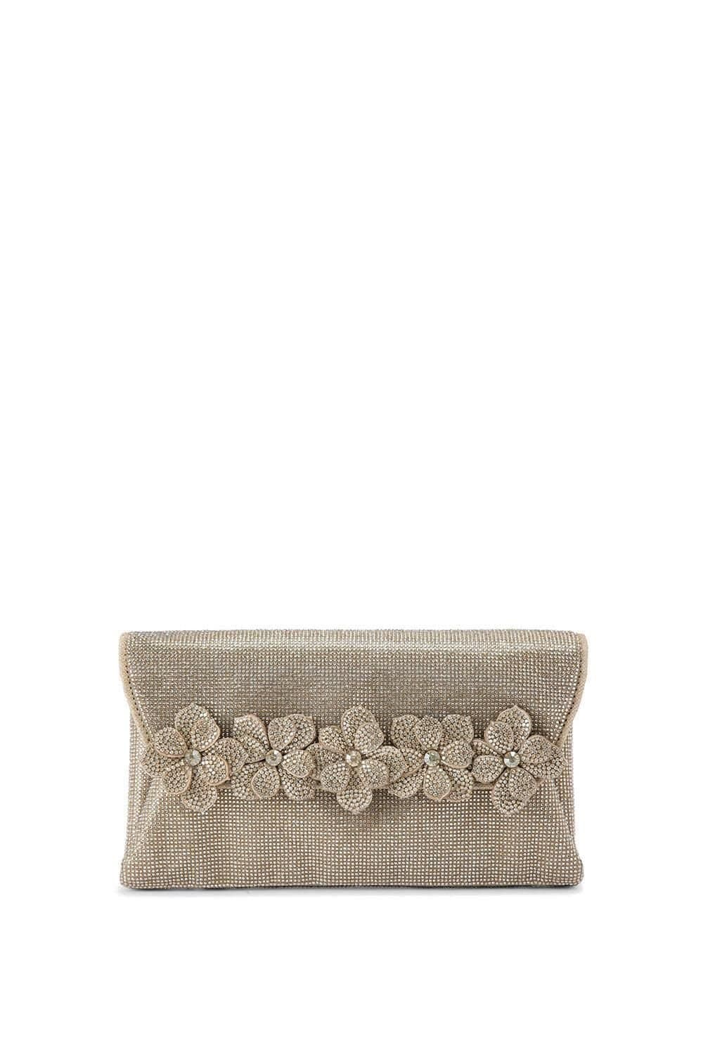 Carvela Carvela Women's 'Petalo Envelope Clutch' Bag in Gold