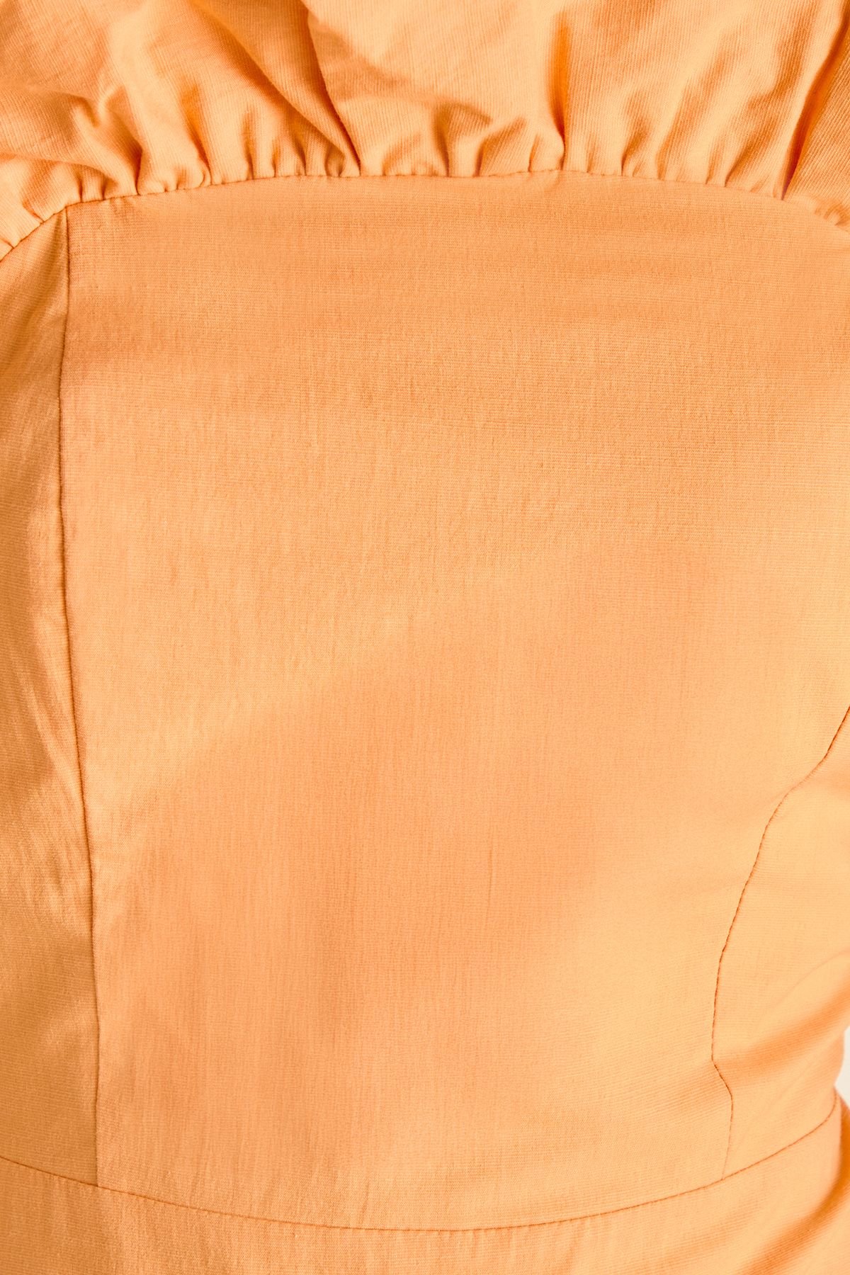 Coast Coast Women's Strappy Frill Midi Holiday Dress in Orange - 4