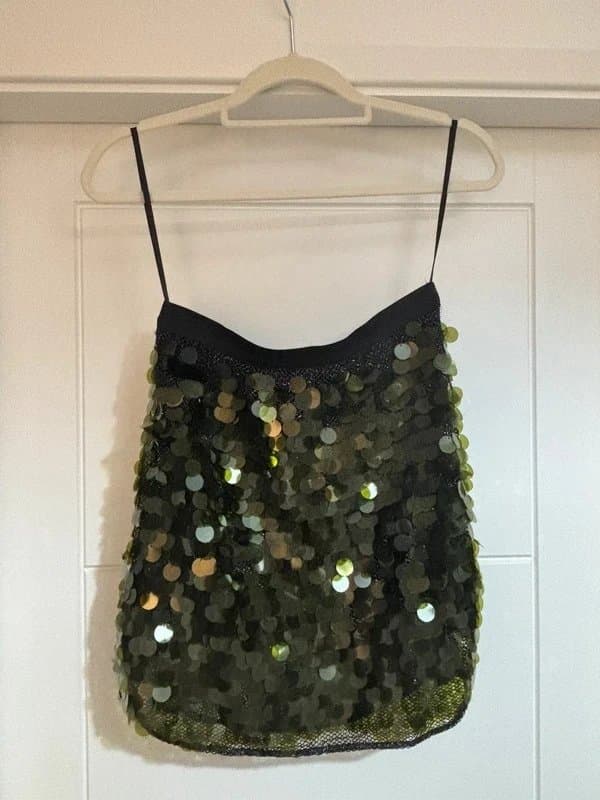 ASOS ASOS disc mini skirt
