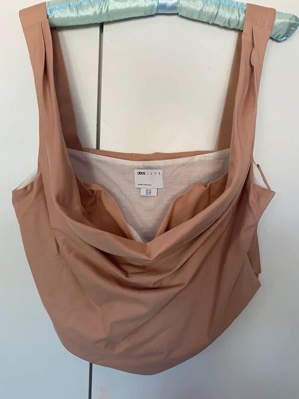 ASOS ASOS Luxe beige draped Corset. 16.