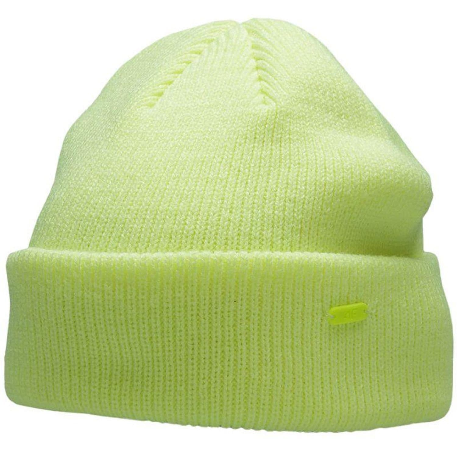 4F 4F Men's Logo Beanie in Green