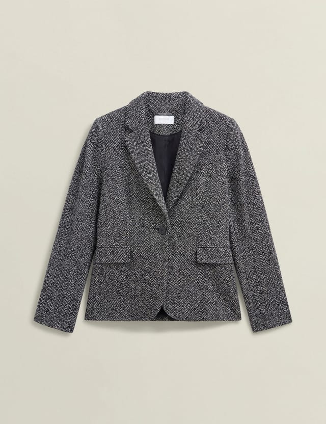 Hobbs London Hobbs London Women's Marlyn Jacket in Charcoal - 2